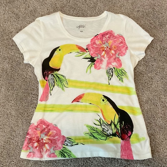 Style & Company Sport Touchan Embellished T-shirt - Picture 3 of 7